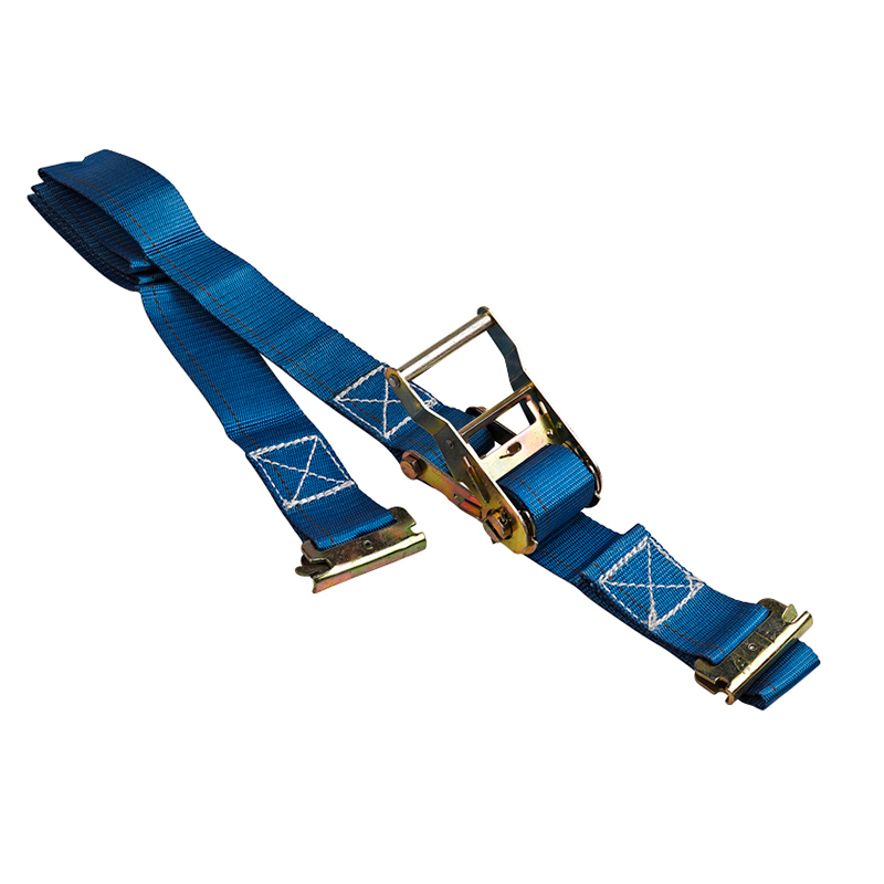 2 inch 50mm*2t buộc dây đeo với E Hook Truck Ratchet Tiedown E-Track Ratchet Dây đeo tải dây đeo